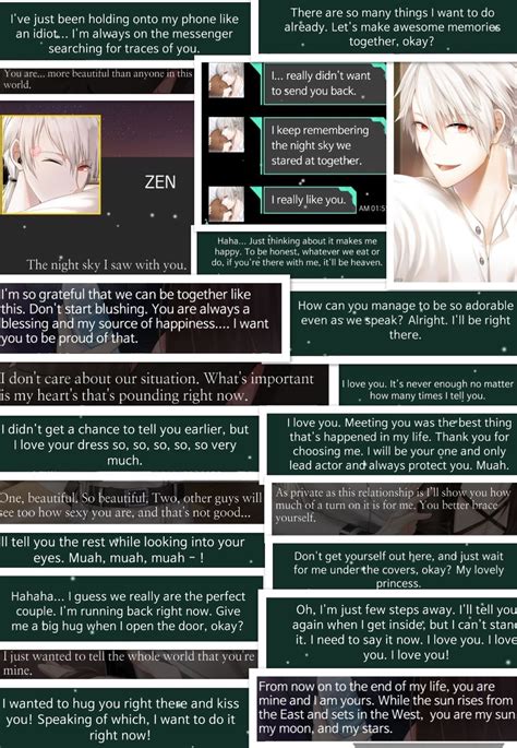 zen text messages mystic messenger.